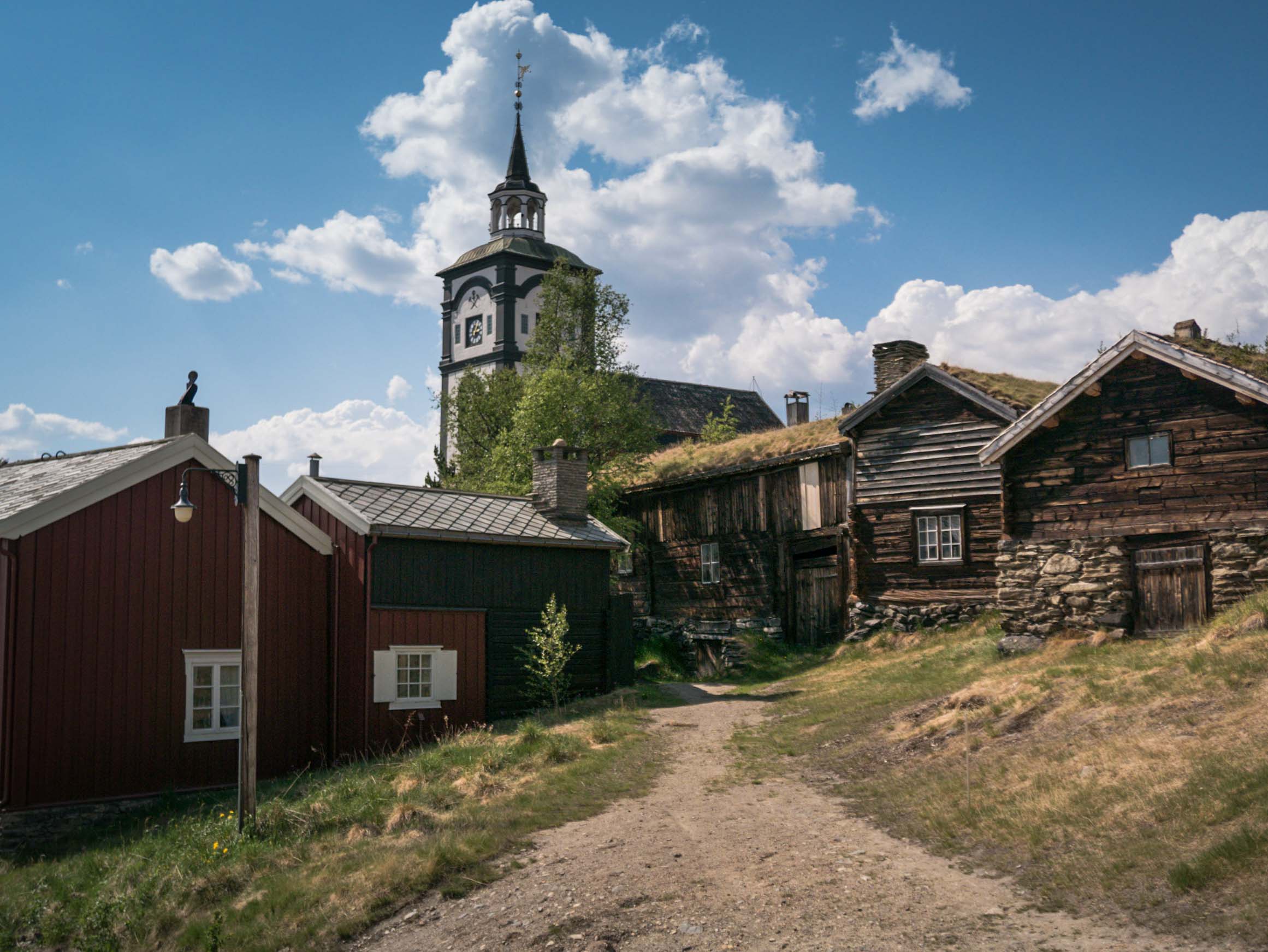 kamperem do norwegii, trondheim