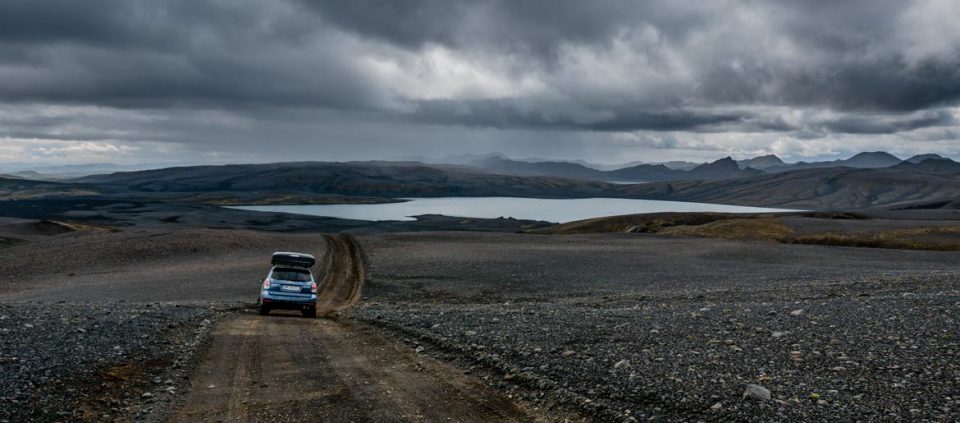 droga F206 prowadząca do kraterów Laki