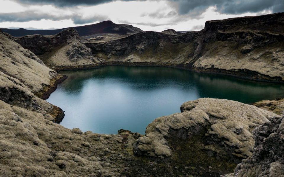 Islandia droga 206, kratery Laki