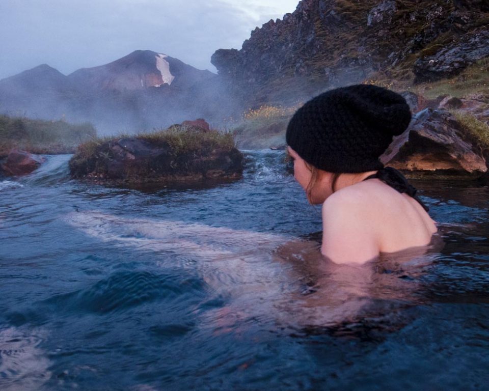 Landmannalaugar, ciepłe źródła