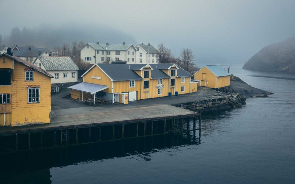 Zamieszkaliśmy w pocztówce, port Nusfjorden