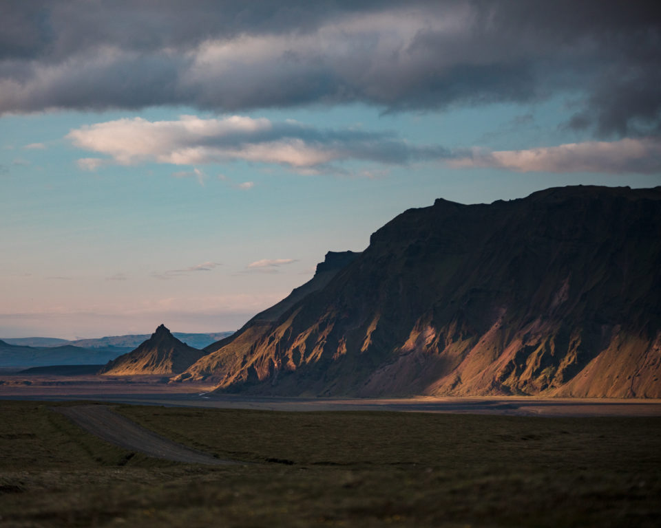południe Islandii - droga do kempingu