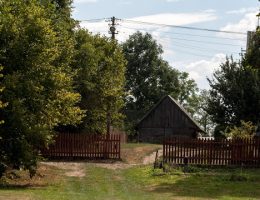 wrocen biebrza domek ogrod