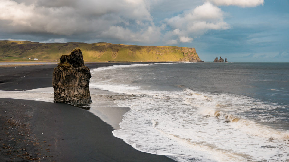 południe Islandii - plaże w okolicach Vik'u