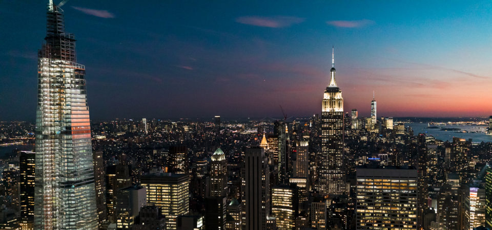 Nowy Jork, widok na Manhattan z Top of the Rock
