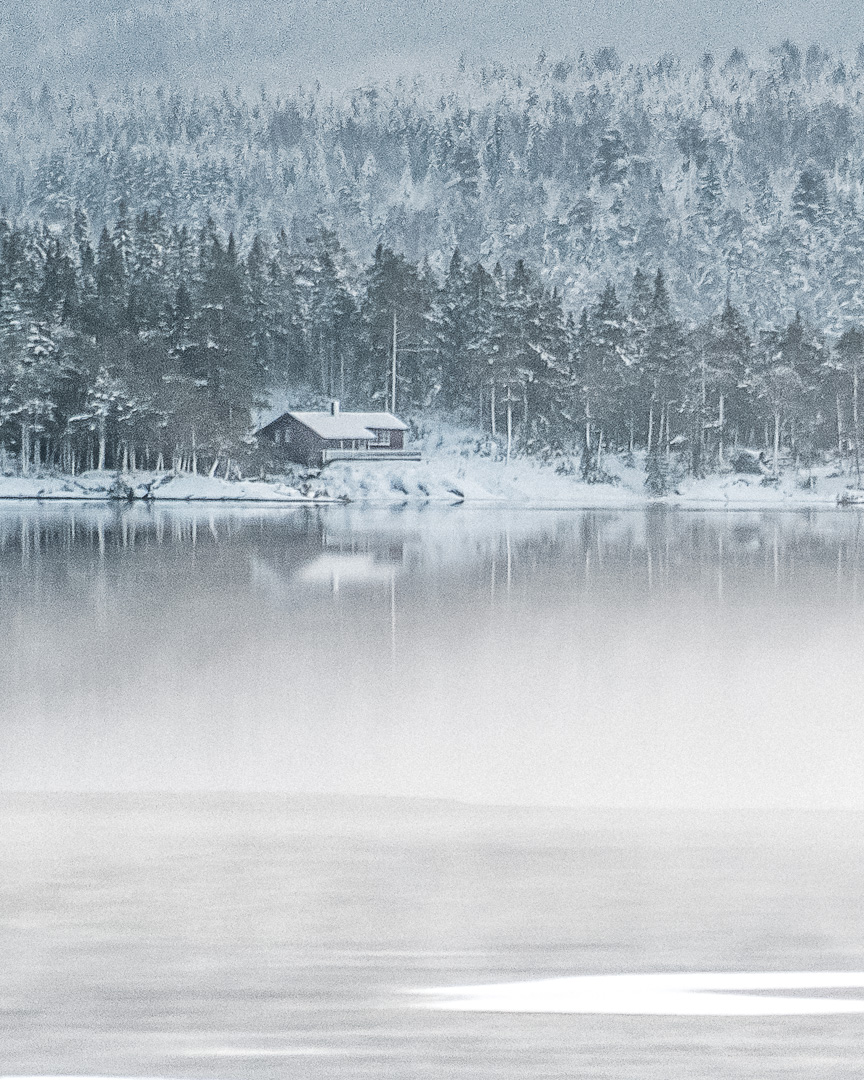 odliczanie do wyjazdu, widok na norweska hytte